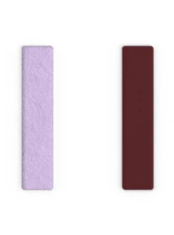 Cuir bague Les Georgettes_x005f_x000D_lavande metallic/violet sauvage 12 mm