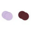 Cuir boucles d'oreilles Les Georgettes_x005f_x000D_lavande metallic/violet sauvage 16 mm