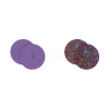 Cuir boucles d'oreilles Les Georgettes 16 mm_x005f_x000D_papillon et paillettes
