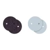 Cuir boucles d'oreilles Les Georgettes pourpre/_x005f_x000D_cristal bleu 25mm