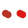 Cuir boucles d'oreilles Les georgettes_x005f_x000D_rouge passion/glamour 16mm