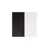 Cuir bracelet Les Georgettes Noir/Blanc 8mm
