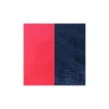 Cuir bracelet Les Georgettes Corail/Marine métal 8mm