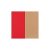 Cuir collier demi-lune Les Georgettes Rouge/Beige_x005f_x000D_D50mm