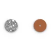 Cuir collier Les Georgettes clair de lune/sable 16mm
