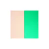Cuir collier rond Les Georgettes 45mm Nude/Vert