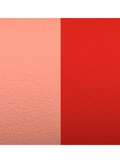 Cuir créoles Georgettes barbe à papa/rouge acidulé_x005f_x000D_43mm