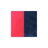 Cuir dormeuses Les Georgettes Corail/Marine 16mm