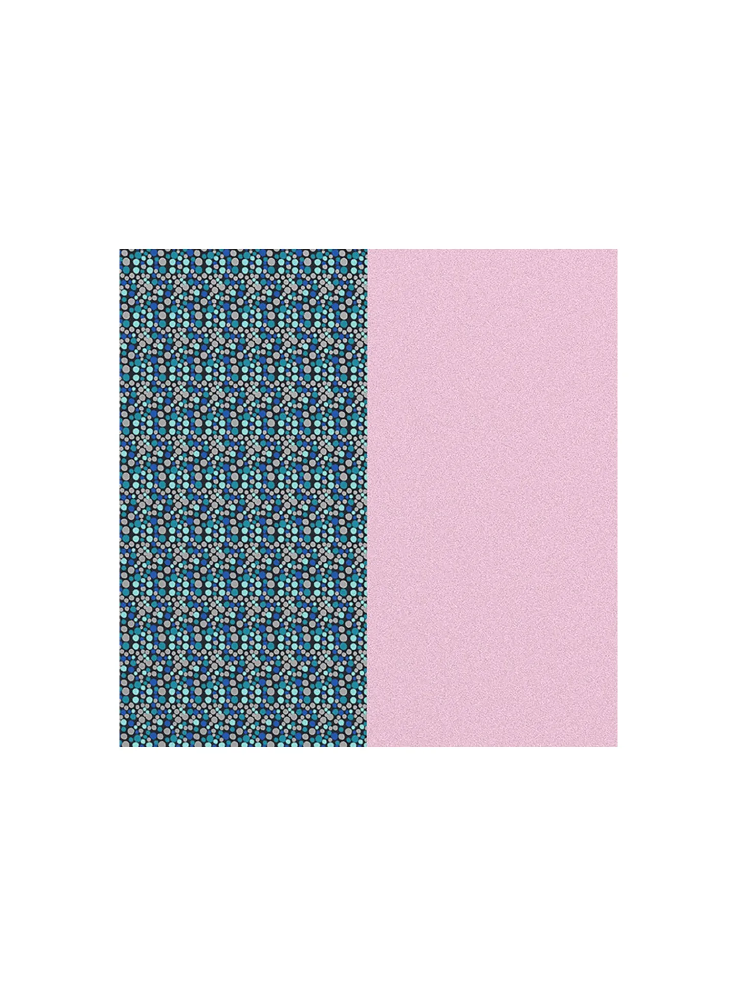 Cuir manchette Les Georgettes 40mm_x005f_x000D_ecailles/ rose pastel