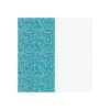 Cuir manchette Les Georgettes 40mm_x005f_x000D_sillons / blanc