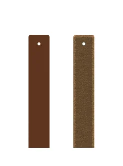 Cuir manchette Les Georgettes 14mm_x005f_x000D_Terre cuite / Bronze