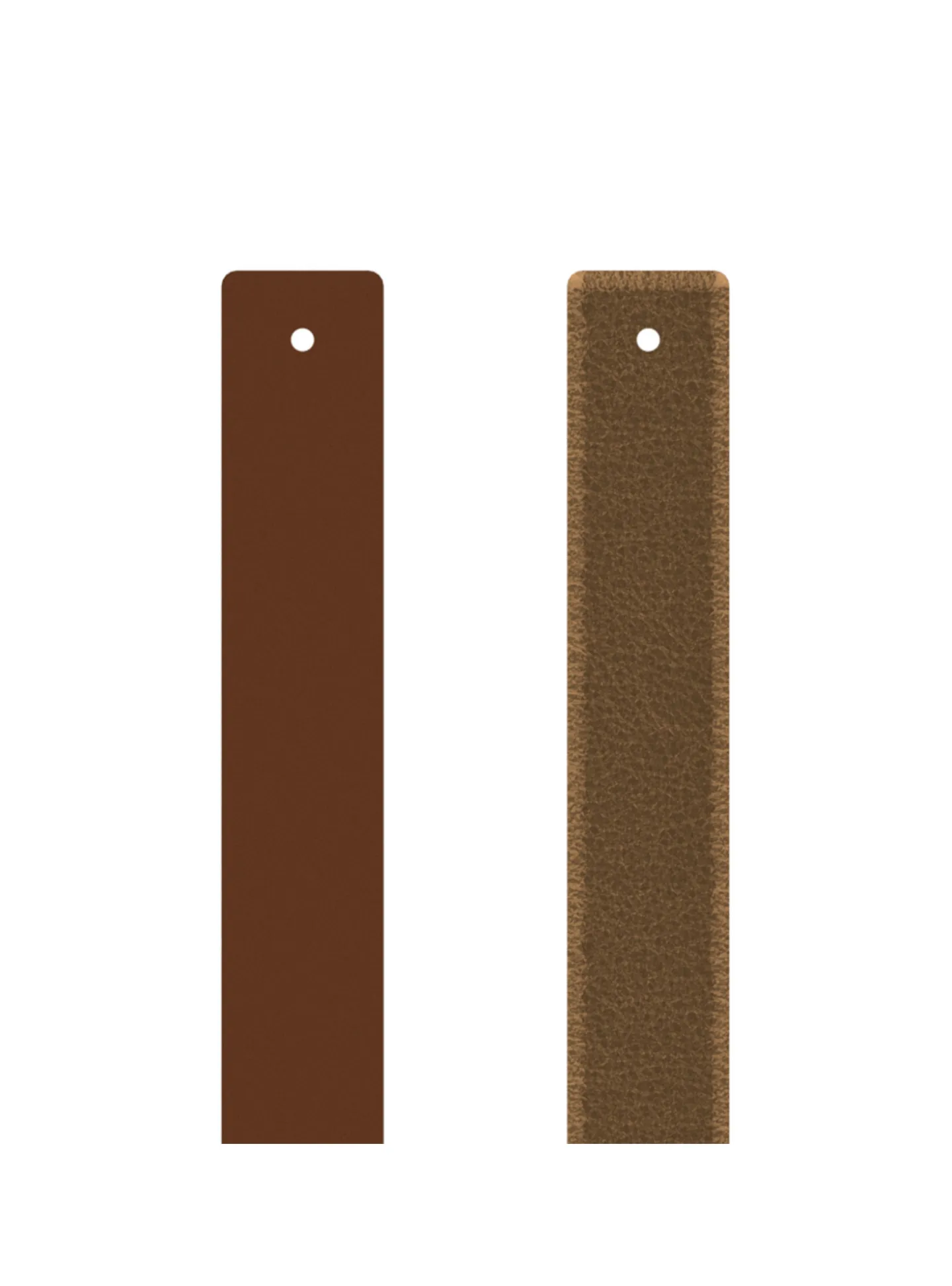 Cuir manchette Les Georgettes 14mm_x005f_x000D_Terre cuite / Bronze