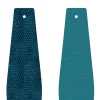 Cuir manchettes évasées Les Georgettes 30 mm_x005f_x000D_Écailles Bleutées / Bleu