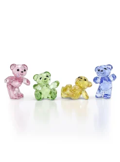 Figurine Swarovski oursons coloré_x005f_x000D_set 30eme anniversaire