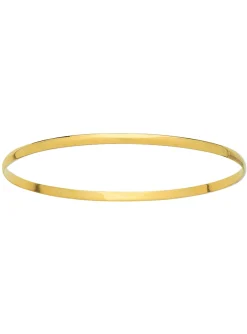 Jonc Brillaxis massif or jaune 18 carats