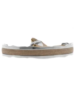 Jonc Ruban Les Interchangeables argenté_x005f_x000D_beige 4 mm aléatoire