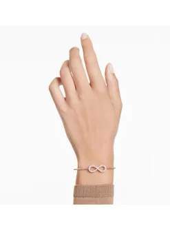 Jonc Swarovski Hyperbola Infini rosé