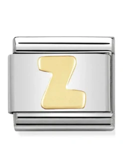 Maillon Nomination Alphabet lettre Z or