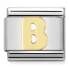 Maillon Nomination Alphabet lettre B or