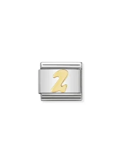 Maillon Nomination Chiffre 2 or
