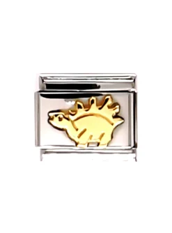 Maillon Nomination Dinosaure Or