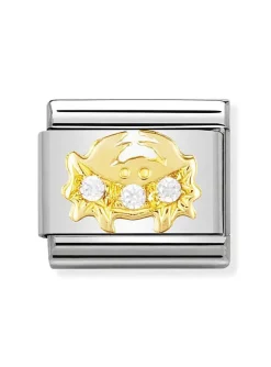 Maillon Nomination Signe Astrologique Cancer or + OZ