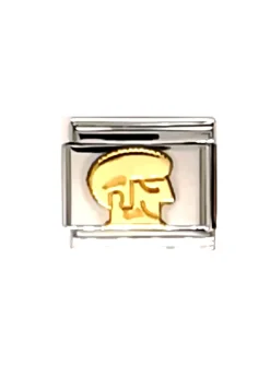 Maillon Nomination Visage homme or