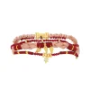 Manchette Hipanema Bosphore garnet S