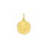Médaille Brillaxis Vierge profil droit or 18 carats