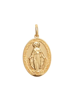 Médaille ovale Brillaxis vierge miraculeuse
