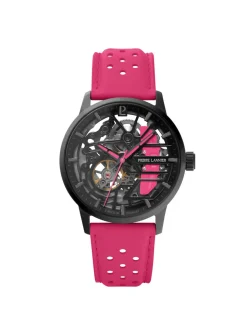 Monre femme Pierre Lannier automatique Paddock_x005f_x000D_cuir rose