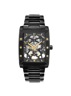 Montre automatique Pierre Lannier Hector acier noir