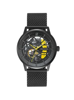 Montre automatique Pierre Lannier Paddock acier noir