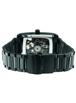 Montre automatique Pierre Lannier Hector acier noir