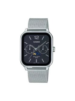 Montre Casio acier milanais phases de lune