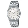 Montre Casio classique acier cadran blanc