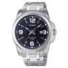Montre Casio classique acier cadran noir