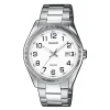 Montre Casio classique acier cadran blanc