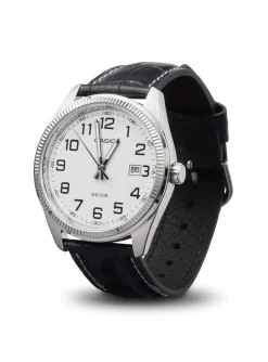 Montre Casio Collection fond blanc/dateur/chiffres