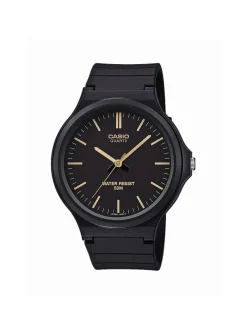 Montre Casio Collection noire et dorée