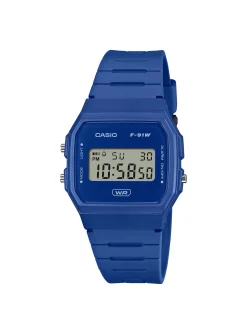 Montre Casio digitale résine bleue