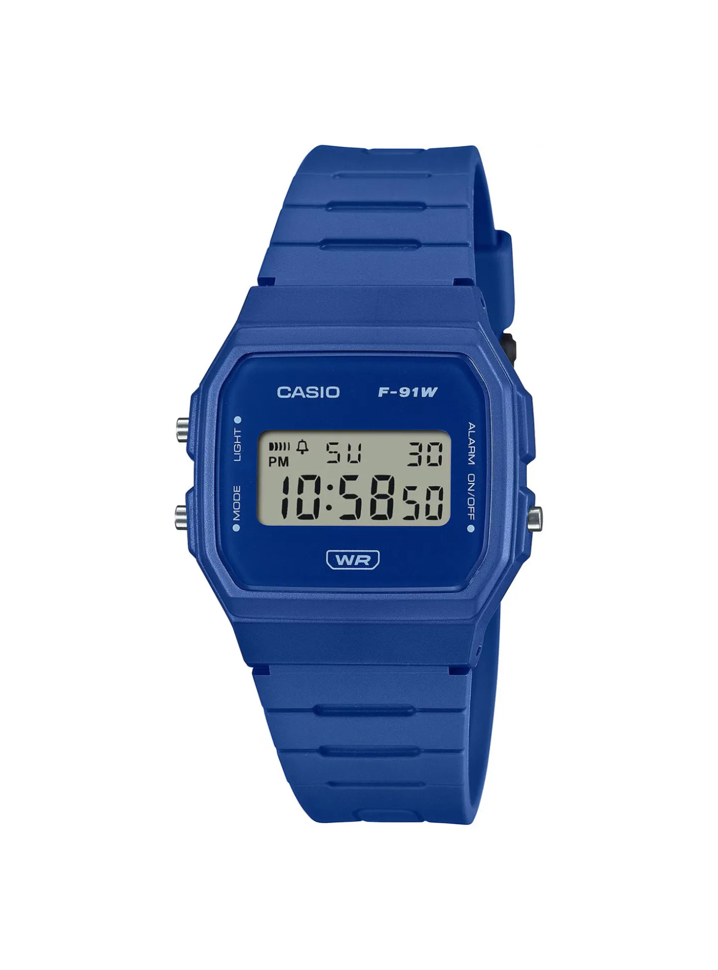 Montre Casio digitale résine bleue