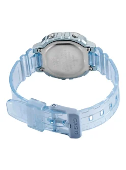 Montre Casio Pop affichage digital résine bleue