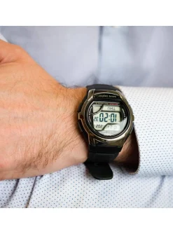 Montre Casio radio pilotée résine noire