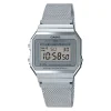 Montre Casio Vintage acier milanais