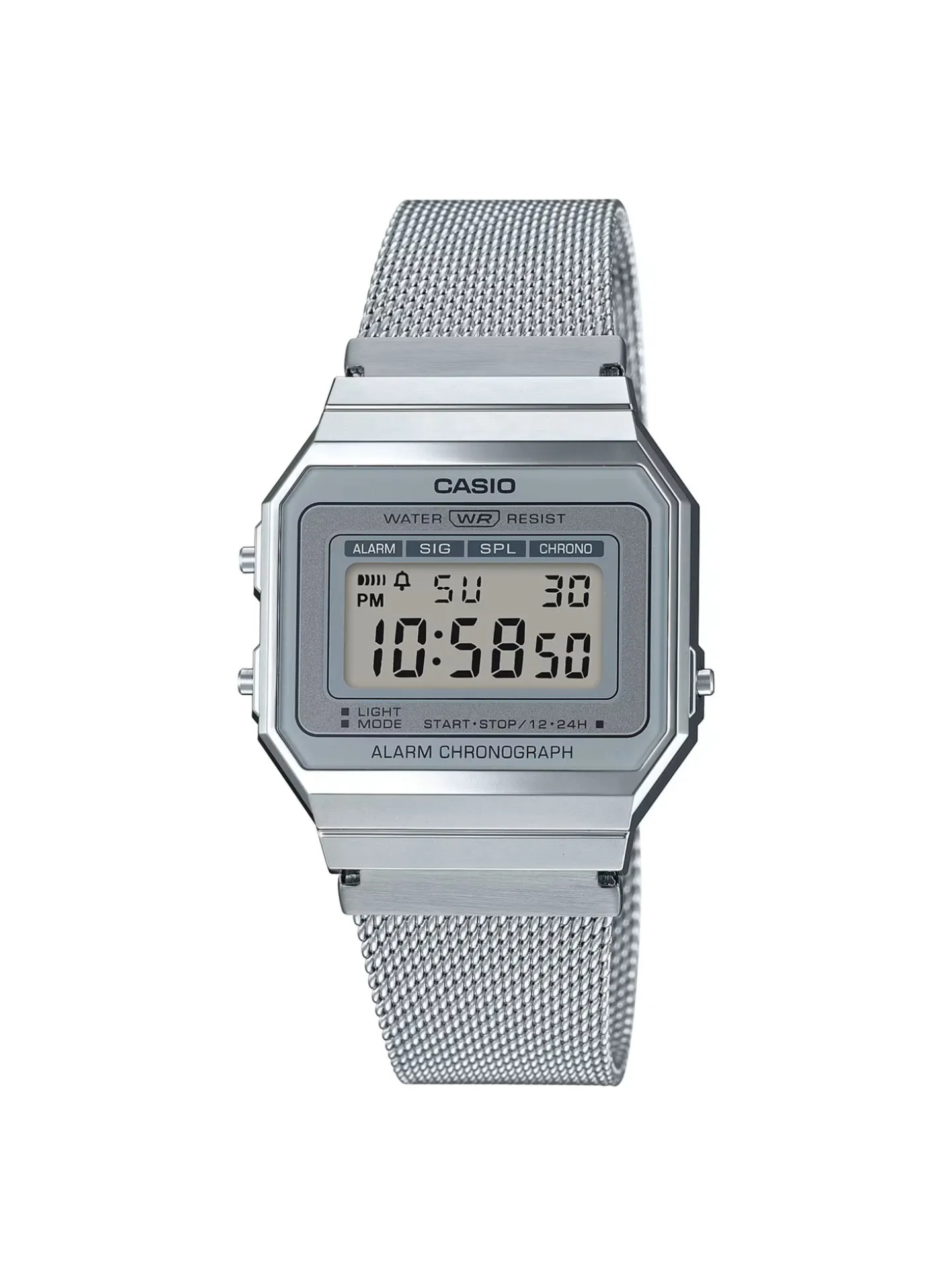 Montre Casio Vintage acier milanais