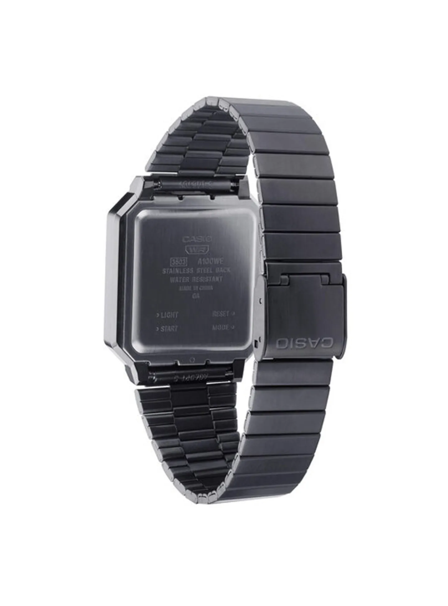 Montre Casio Vintage acier noir