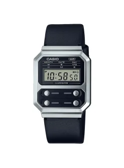 Montre Casio Vintage cuir noir