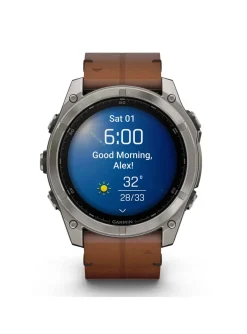 Montre connectée GARMIN Fénix 8 51mm_x005f_x000D_Titane et verre saphir