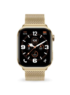 Montre connectée ICE Smart 3.0 rectangulaire_x005f_x000D_bracelet acier maille milanaise